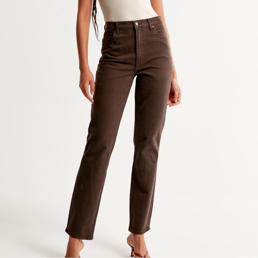 Ultra High Rise 90s Straight Jean (A&F)